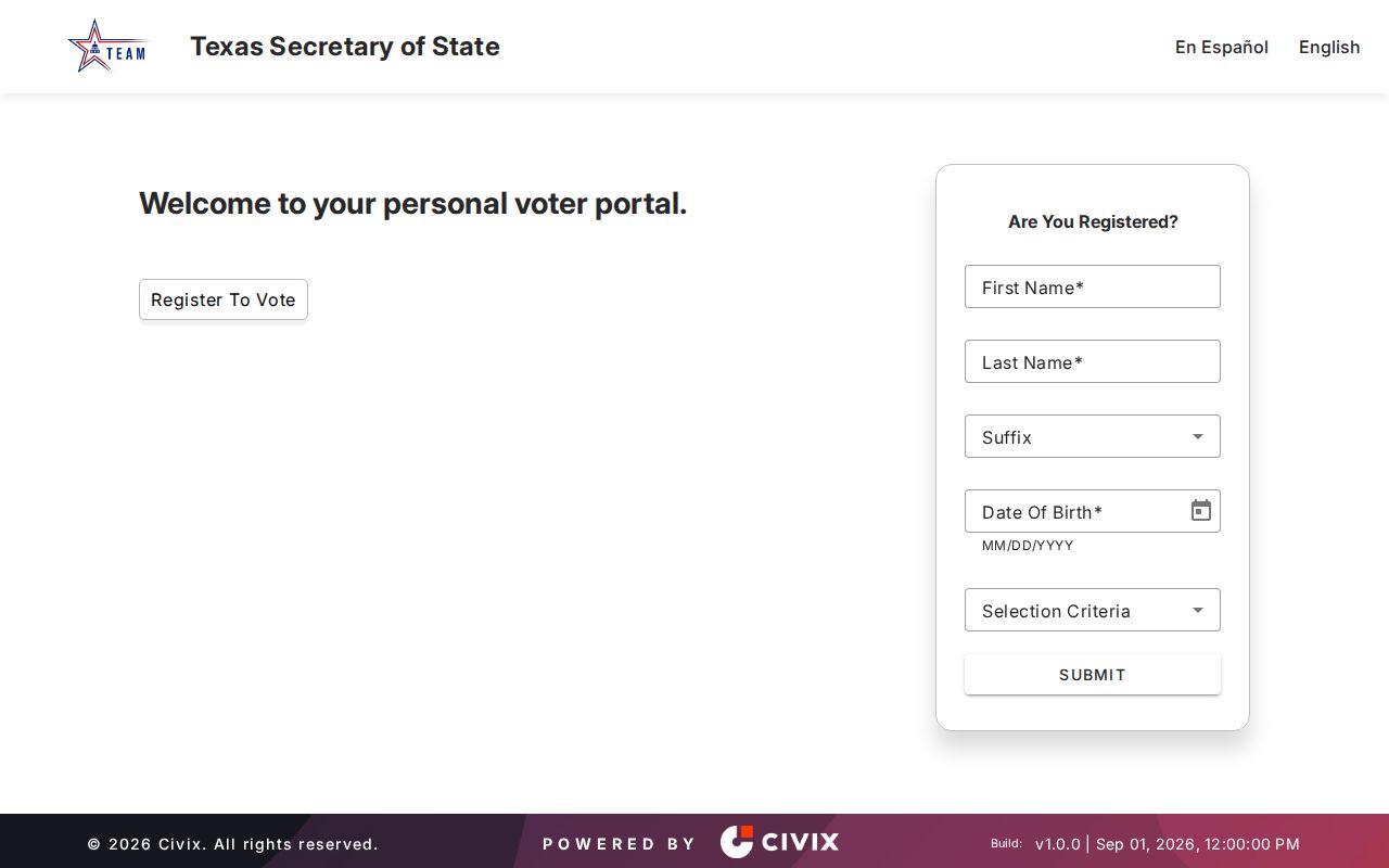 DeSoto residents directory Texas voter lookup